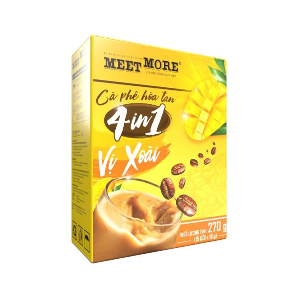 Meet More 4‑in‑1 Instant Mango Coffee